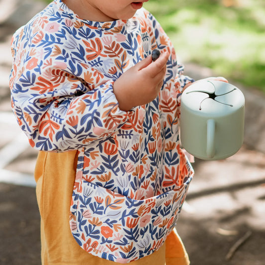 Feeding Smock Bib - Willow