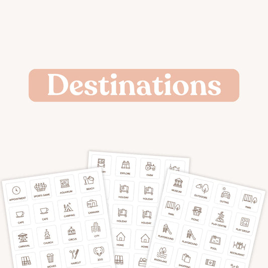Tile Labels - Destinations