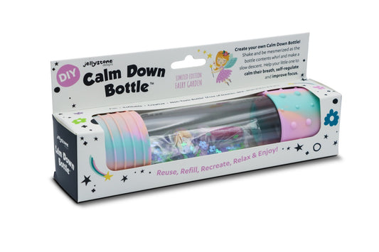DIY Calm Down Bottle - Fairy Garden