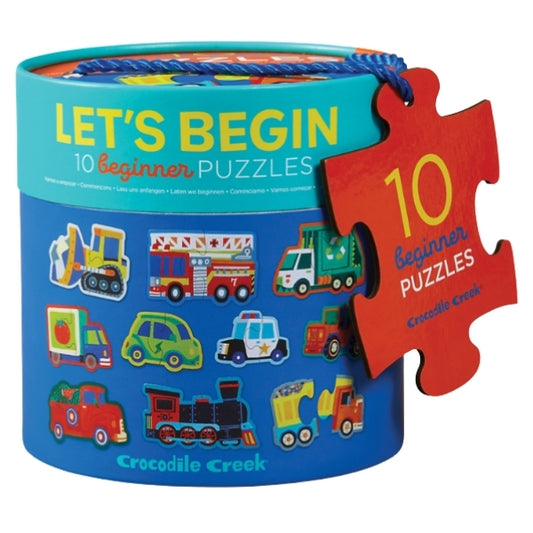 Let's Begin Puzzle - Vehicles